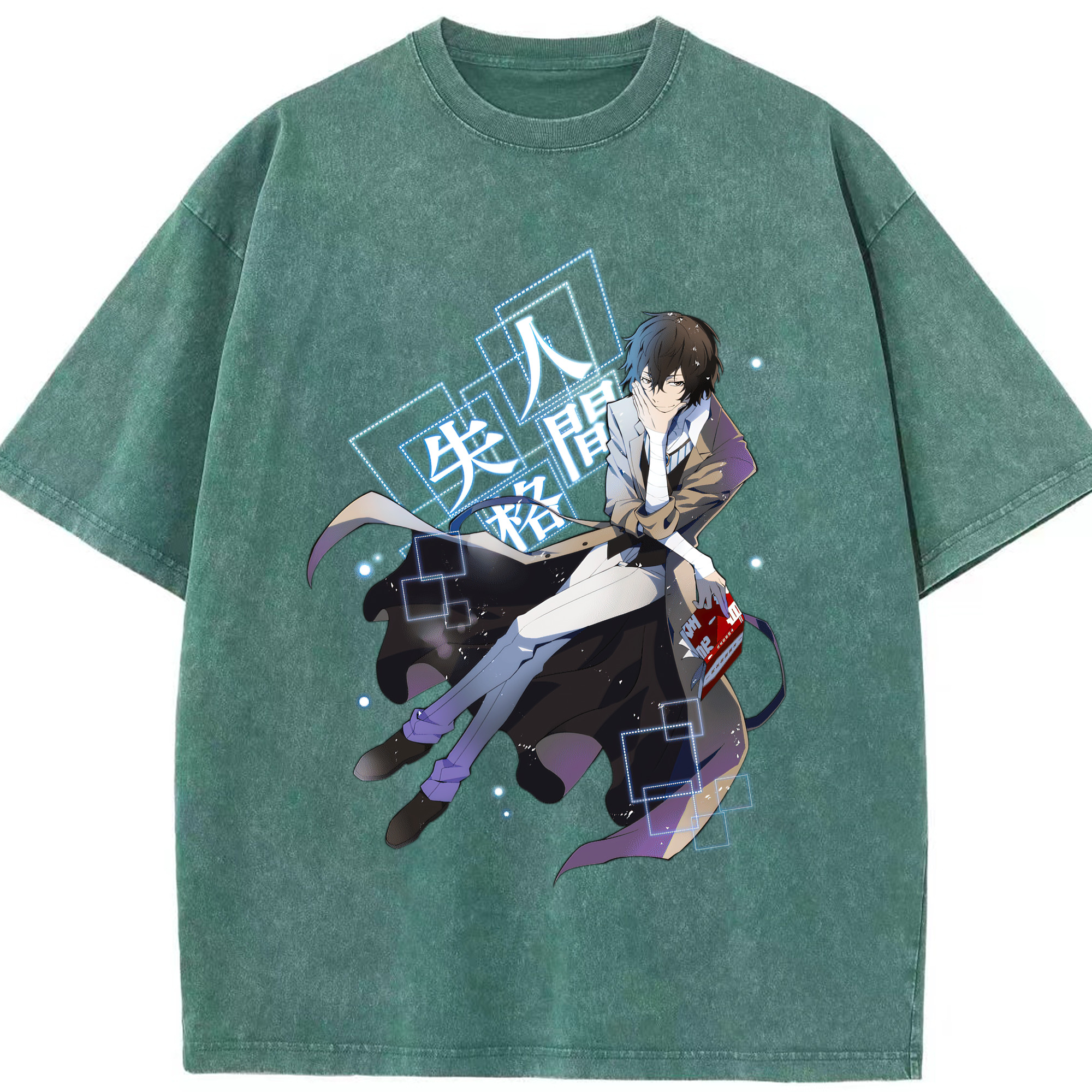 （画像用） 文豪ストレイドッグス Bungo Stray Dogs 綿100% ヴィンテージ風 半袖Tシャツ（フロントプリント）